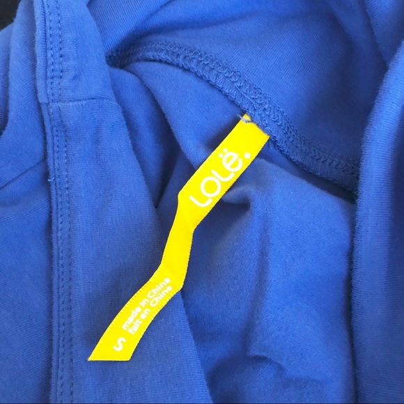 Lolé Pleated Front Skirt Blue Hi-Low Hem Small - Picture 7 of 7